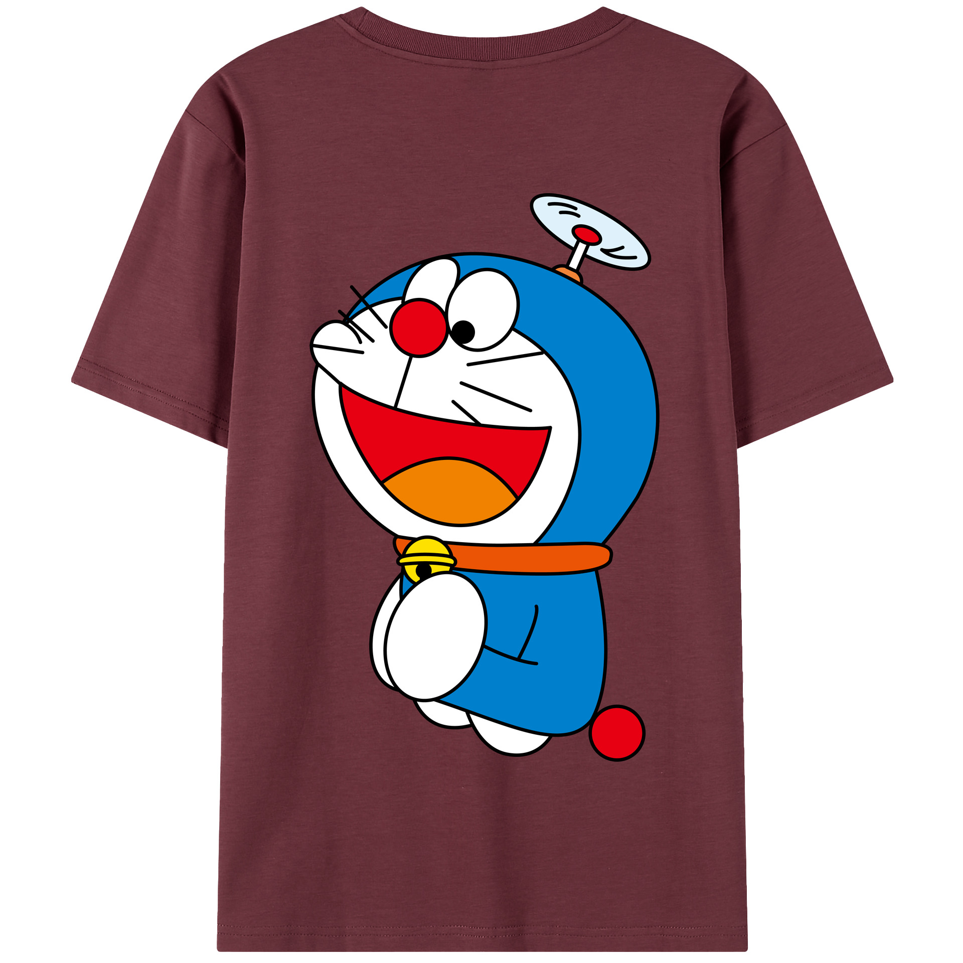 （画像用） ドラえもん Doraemon 綿100％半袖Tシャツ（背面プリント）